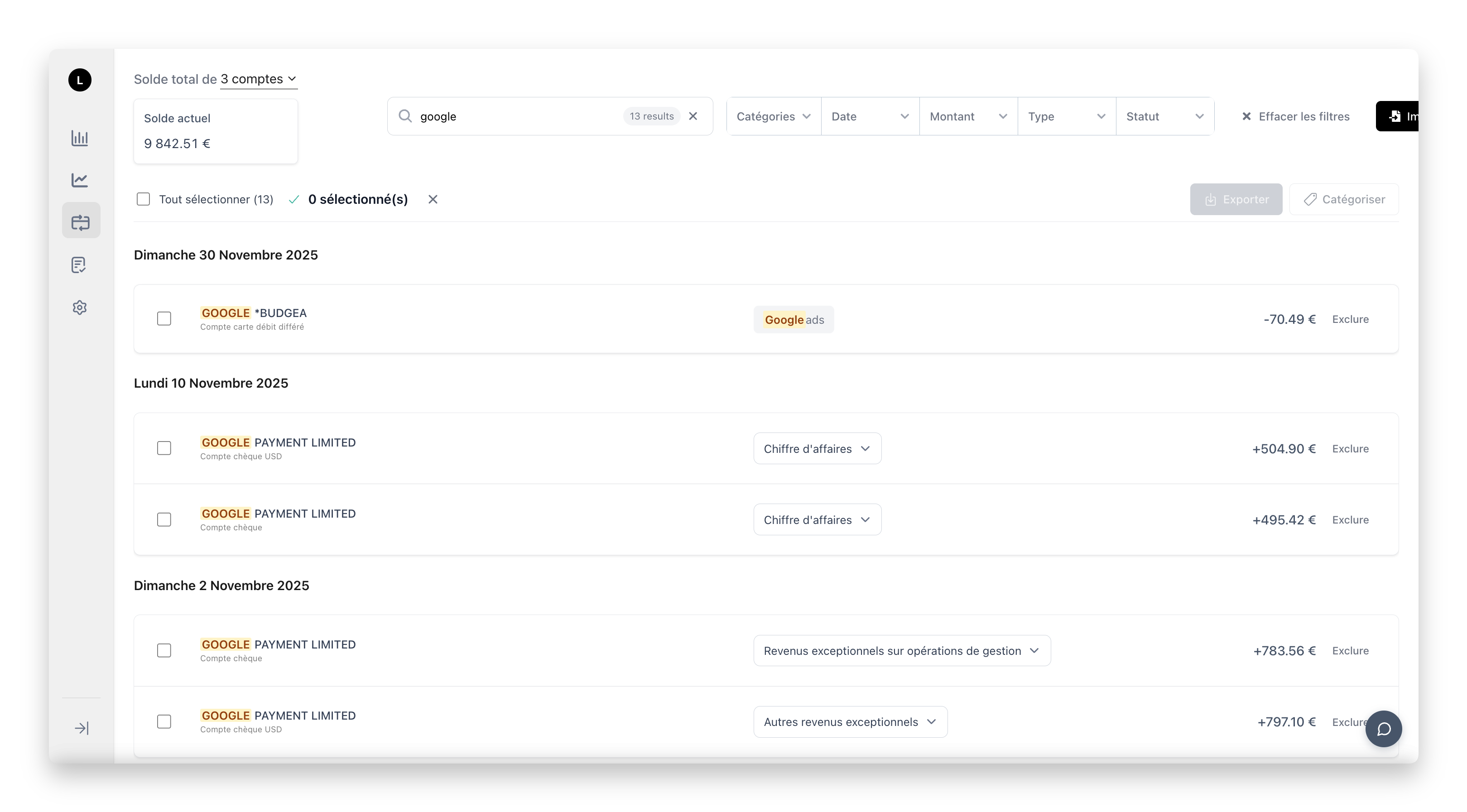 Multi-bank transaction management